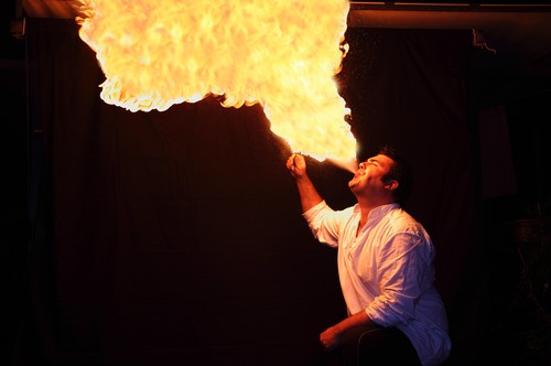 Show enflammé